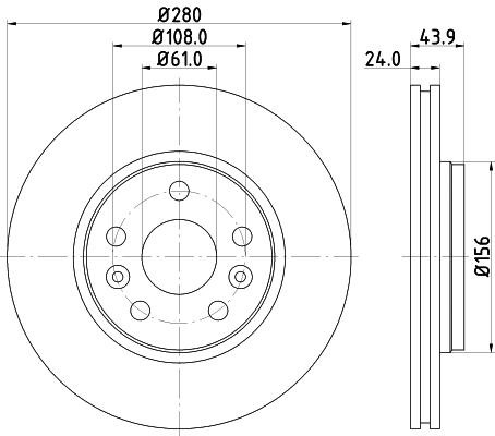 Brake Disc (8DD 355 116-451)