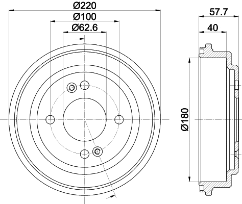 Brake Drum (8DT 355 303-361)