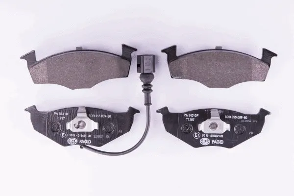Brake Pad Set, disc brake (8DB 355 009-801)