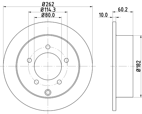 Brake Disc (8DD 355 119-181)