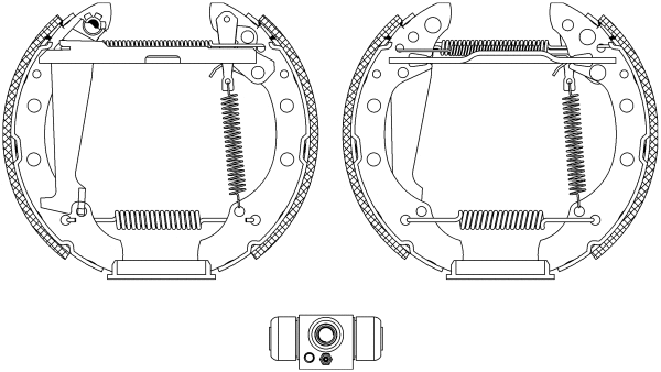 Brake Shoe Set (8DB 355 004-961)