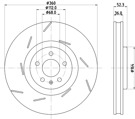 Brake Disc (8DD 355 134-701)
