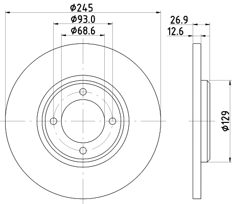 Brake Disc (8DD 355 100-021)