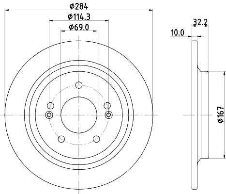 Brake Disc (8DD 355 132-921)