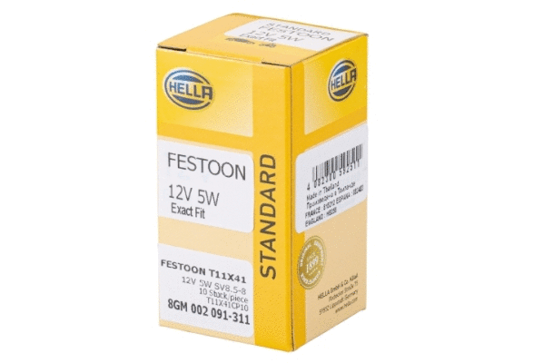 Bulb, licence plate light (8GM 002 091-311)