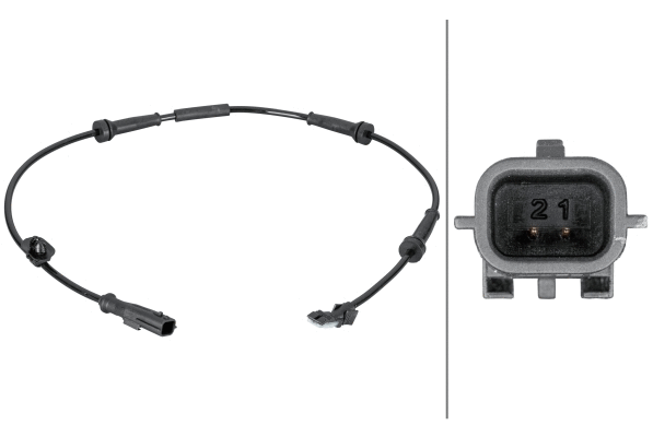 Sensor, wheel speed (6PU 012 806-681)