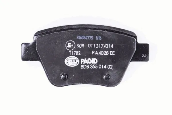 Brake Pad Set, disc brake (8DB 355 014-021)