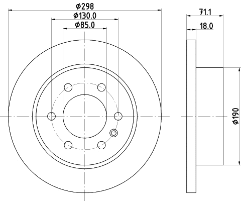Brake Disc (8DD 355 131-841)