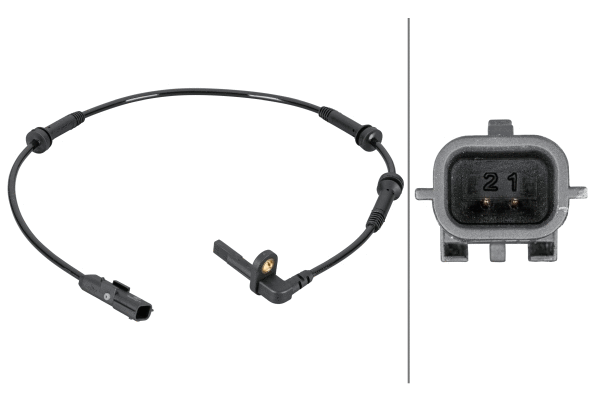 Sensor, wheel speed (6PU 012 806-861)