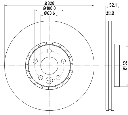Brake Disc (8DD 355 116-182)