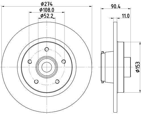 Brake Disc (8DD 355 133-851)