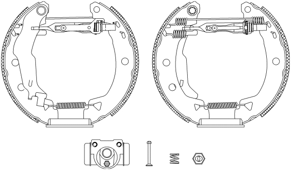 Brake Shoe Set (8DB 355 004-381)