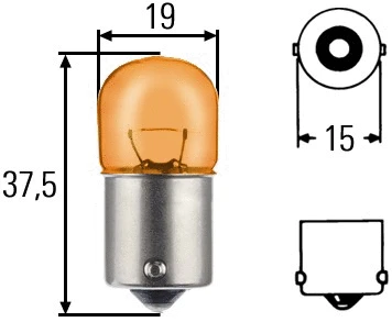 Bulb, direction indicator (8GA 002 071-051)