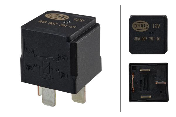 Relay, main current