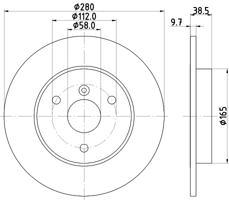 Brake Disc (8DD 355 113-562)