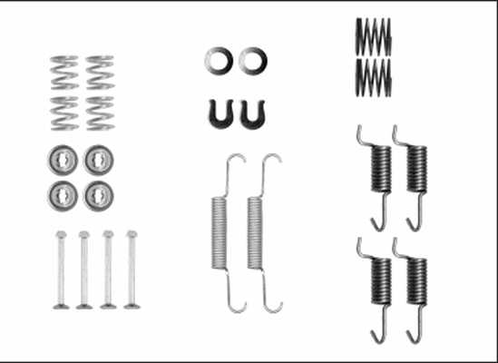 Accessory Kit, parking brake shoes (8DZ 355 205-941)