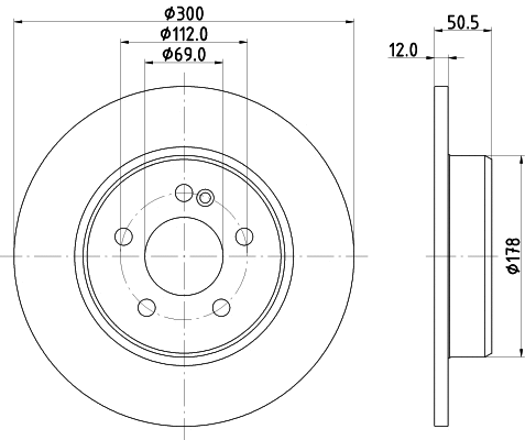 Brake Disc (8DD 355 134-511)
