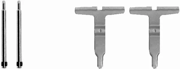 Accessory Kit, disc brake pad (8DZ 355 202-651)