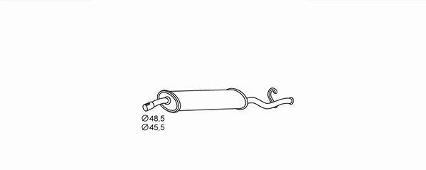 Rear Muffler (8LD 366 029-041)