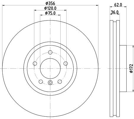 Brake Disc (8DD 355 122-812)