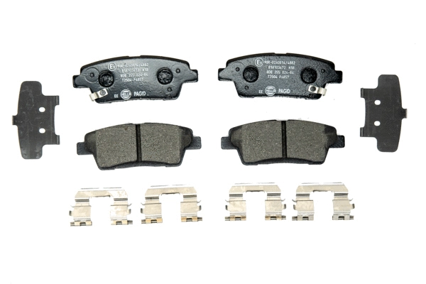 Brake Pad Set, disc brake (8DB 355 024-841)