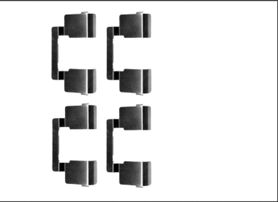 Accessory Kit, disc brake pad (8DZ 355 205-571)