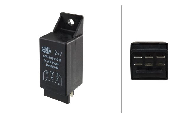 Relay, wipe/wash interval