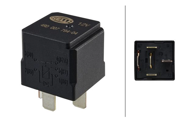 Relay, main current