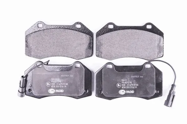Brake Pad Set, disc brake (8DB 355 016-141)