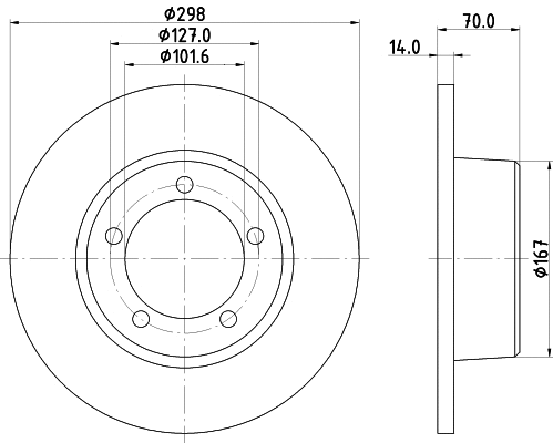 Brake Disc (8DD 355 122-322)