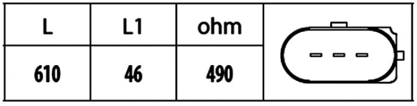 Sensor, crankshaft pulse (6PU 009 146-541)