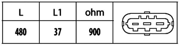 Sensor, crankshaft pulse (6PU 009 146-461)