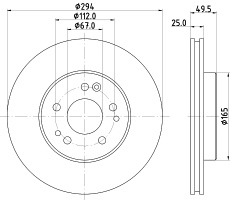 Brake Disc (8DD 355 103-031)