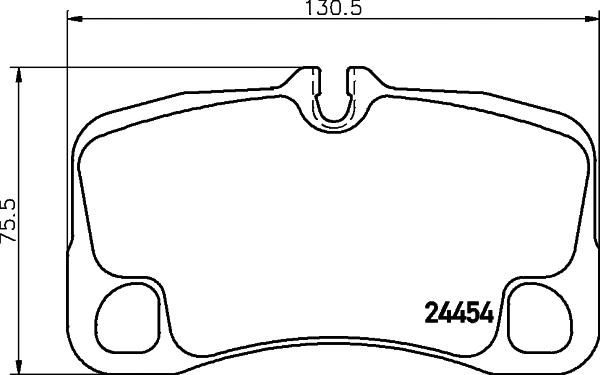 Brake Pad Set, disc brake (8DB 355 013-791)