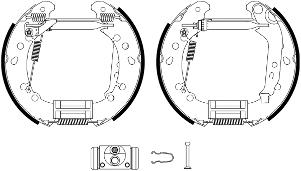 Brake Shoe Set (8DB 355 022-791)