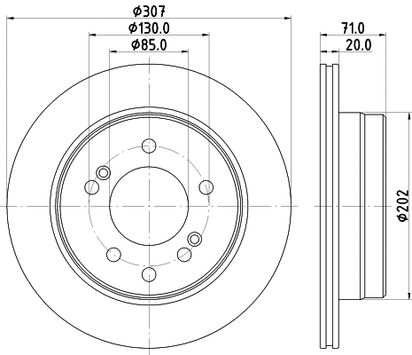 Brake Disc (8DD 355 122-211)