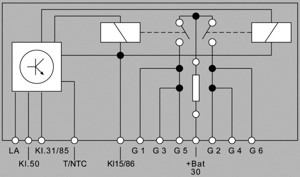 Control Unit, glow time (4RV 008 188-071)