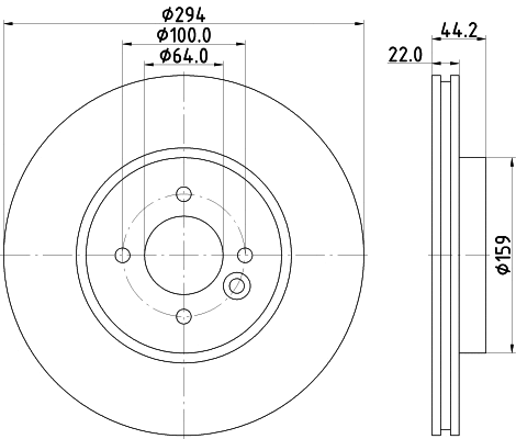 Brake Disc (8DD 355 115-881)