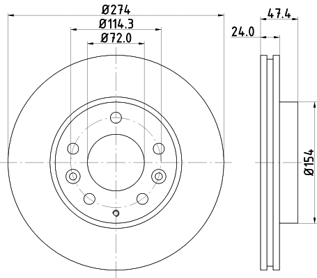 Brake Disc (8DD 355 108-161)