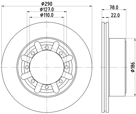 Brake Disc (8DD 355 133-321)