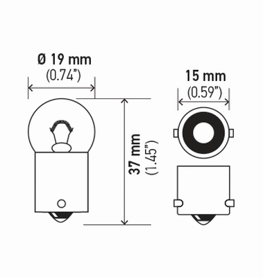 Bulb, tail light (8GA 178 560-041)