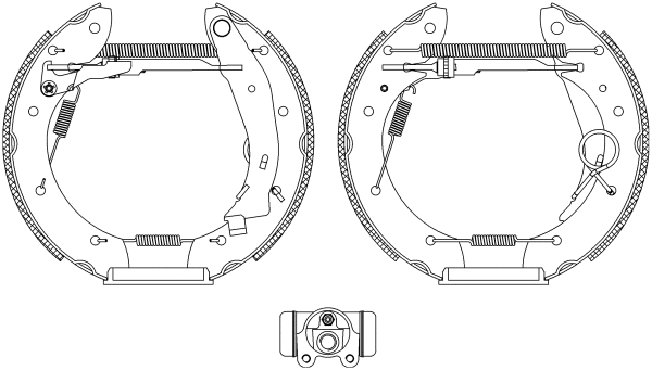 Brake Shoe Set (8DB 355 004-351)