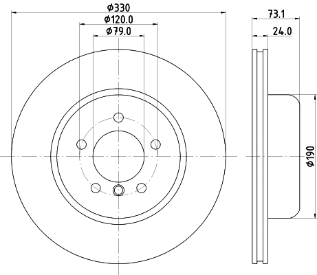 Brake Disc (8DD 355 133-021)