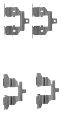 Accessory Kit, disc brake pad (8DZ 355 203-791)