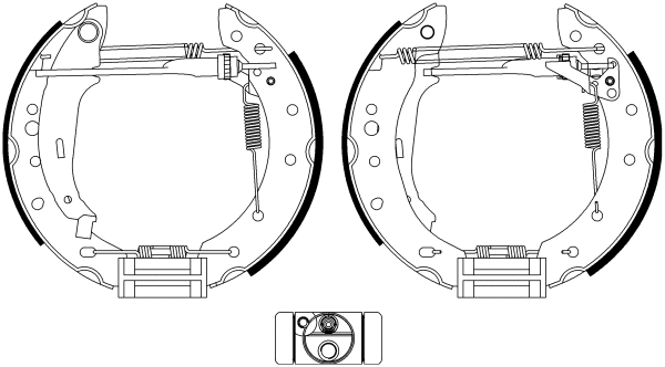 Brake Shoe Set (8DB 355 022-901)