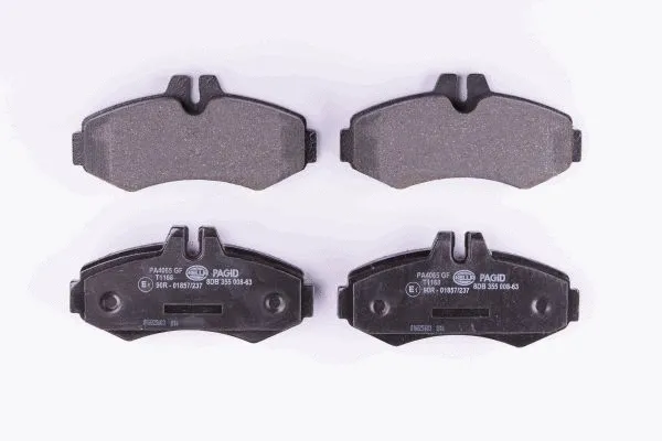 Brake Pad Set, disc brake (8DB 355 008-631)