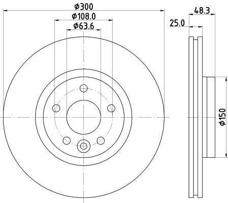 Brake Disc (8DD 355 119-511)