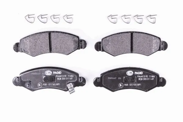 Brake Pad Set, disc brake (8DB 355 011-691)