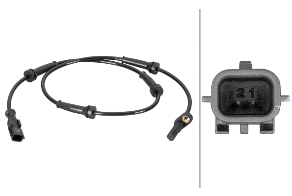 Sensor, wheel speed (6PU 012 806-631)