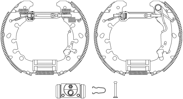 Brake Shoe Set (8DB 355 005-181)